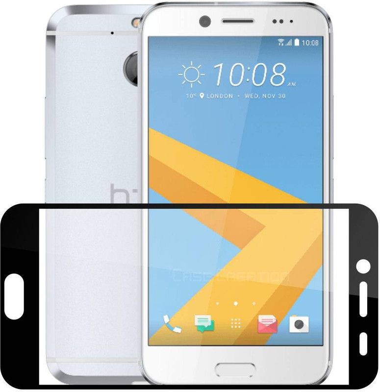 CASE CREATION Edge To Edge Tempered Glass for HTC 10 evo (5.50 inch) 2017  (Pack of 1)