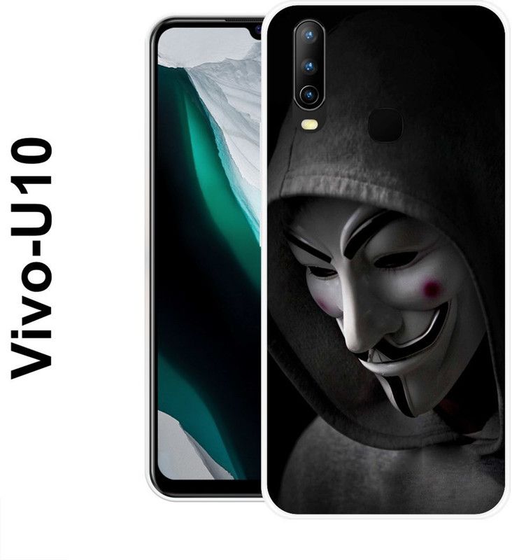 SHIVKUDI Back Cover for Vivo U10, Vivo Y12, Vivo Y15, Vivo Y17  (Black, White, Silicon)