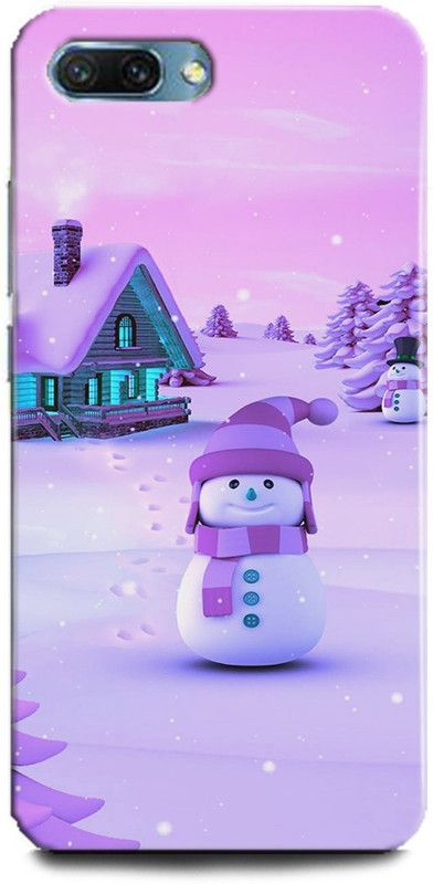 INDICRAFT Back Cover for Honor 10, winter, Printed  (Multicolor, Shock Proof, Pack of: 1)