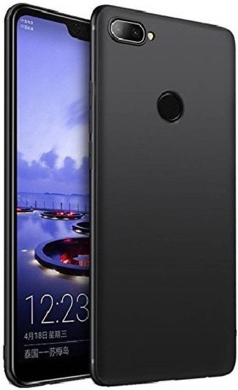 LIKEDESIGN Back Cover for Oppo F9, OPPO F9 Pro  (Black, Shock Proof, Pack of: 1)