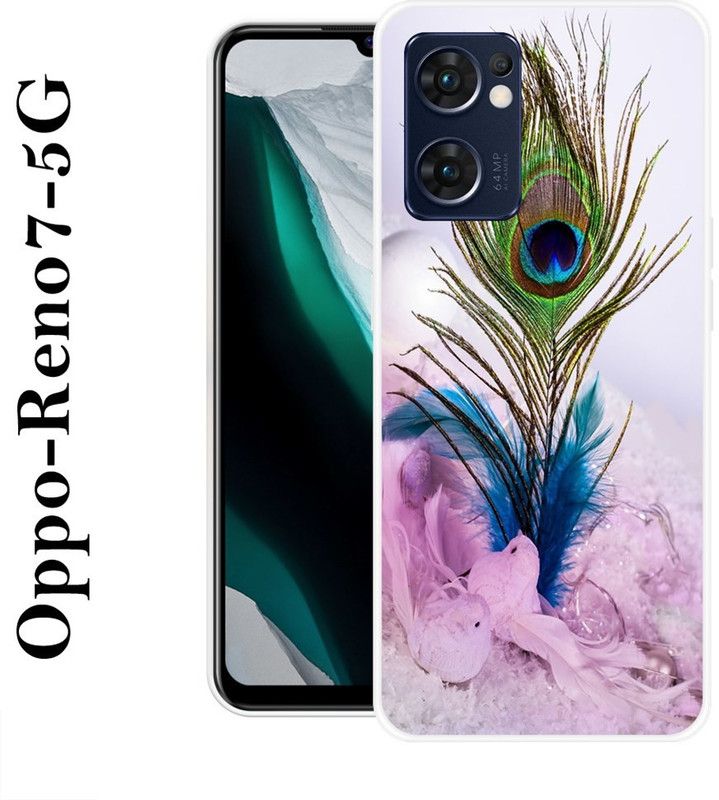BAGRA Back Cover for Oppo Reno7 5G  (Multicolor, Grip Case, Silicon)