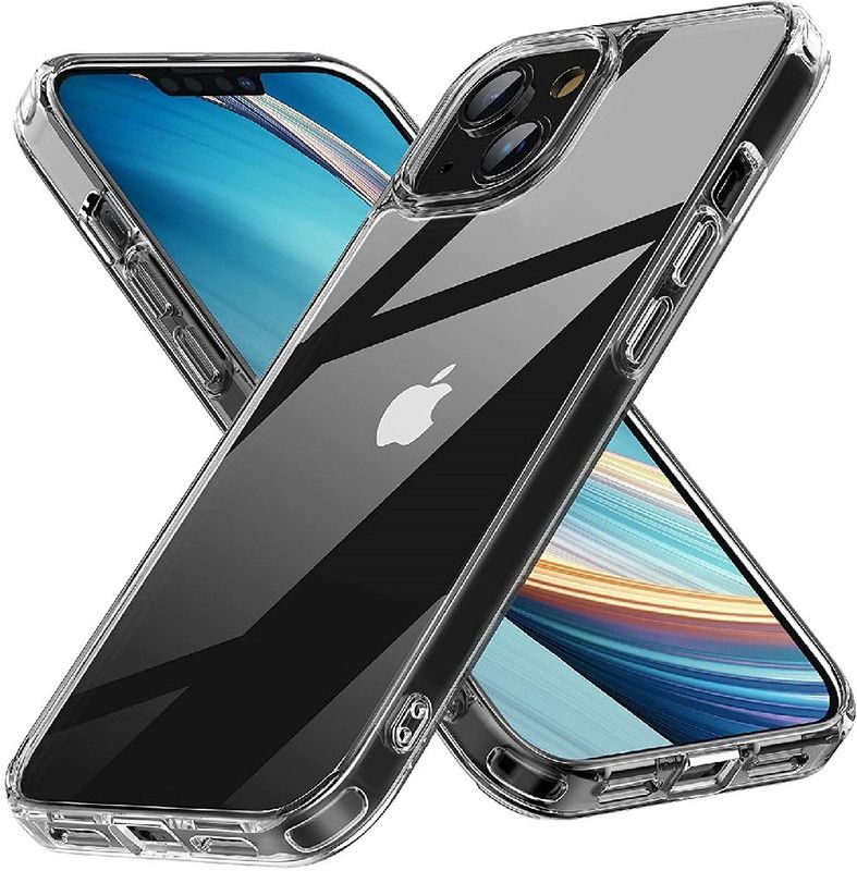 NKCASE Back Cover for APPLE iPhone 13 Mini  (Transparent, Shock Proof, Silicon, Pack of: 1)