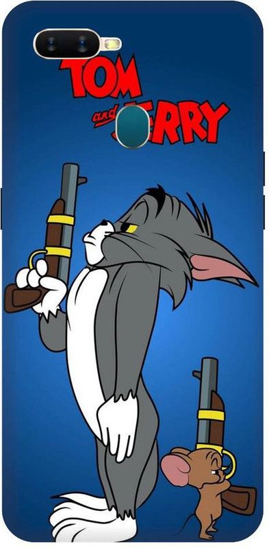 URCHIN Back Cover for Oppo A12Tom and jerry, Cartoon, Cartoon network, Tom, Jerry  (Multicolor, Shock Proof, Pack of: 1)