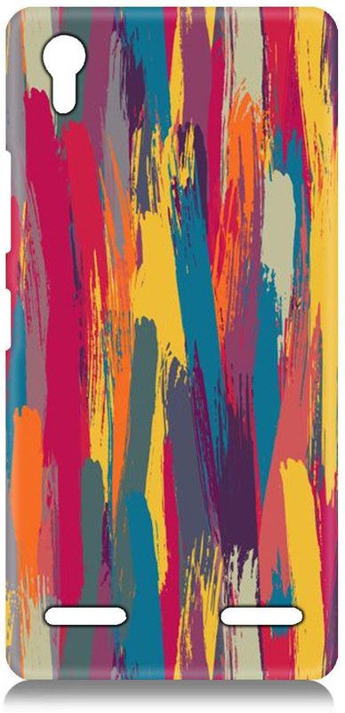 Smutty Back Cover for Lenovo A6000 - Brush Strokes Print  (Multicolor, Hard Case, Pack of: 1)