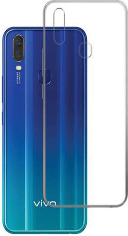 PAEDICON Back Cover for VIVO Y11  (Transparent, Grip Case, Silicon, Pack of: 1)