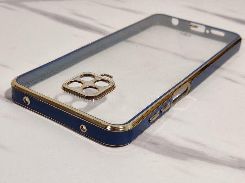Moonlight Back Cover for Redmi Note 9 Pro Max  (Blue, Grip Case, Silicon, Pack of: 1)