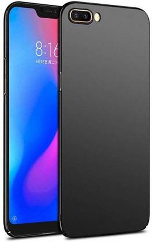 Mozo Back Cover for Oppo A3s  (Black, Silicon, Pack of: 1)