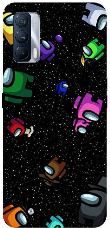 URCHIN Back Cover for Realme X7 Among us, AmongUS, Among us game, Game  (Multicolor, Shock Proof, Pack of: 1)