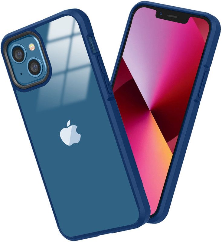 Golden Sand Back Cover for Apple iPhone 13  (Blue, Shock Proof, Pack of: 1)