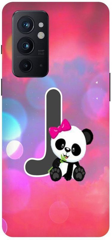 PICHKU Back Cover for ONE PLUS 9RT- MT2110-J,LATTER,ALPHABET,PANDA,NAME,DESIGN,LIFE,LINE,GIRLS,BOYS,LOVE  (Pink, Hard Case, Pack of: 1)
