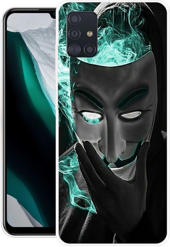 BLUEZAP Back Cover for Samsung Galaxy A71  (Grey, Blue, Grip Case, Silicon, Pack of: 1)
