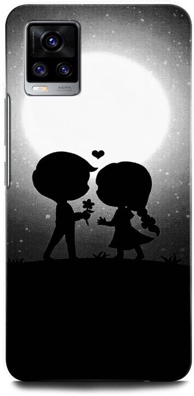 INTELLIZE Back Cover for ViVO V20 Pro 2018 GIRL BOY LOVE, ANIME, ROSE, MOON, COUPLE, SWEET COUPLE  (Multicolor, Hard Case, Pack of: 1)