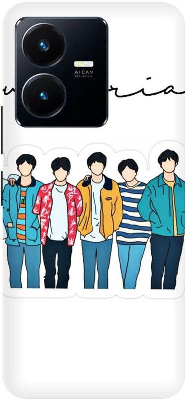 Vinsmoke Back Cover for Vivo Y35 BTS, BTS Logo, BTS Army, Bangtan, Kpop428  (Multicolor, Shock Proof, Pack of: 1)