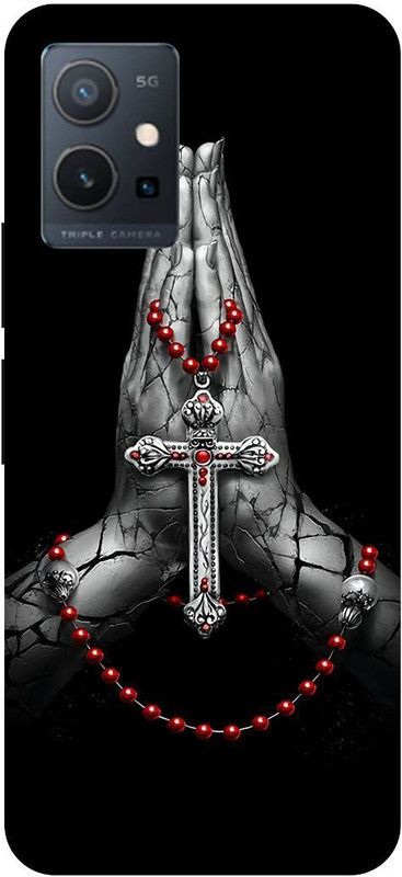 THE NARAYANA COLLECTIONS Back Cover for VIVO T1 5G-V2141-JESUS,EMBLEM,SIGN,CROSS  (Multicolor, Hard Case, Pack of: 1)