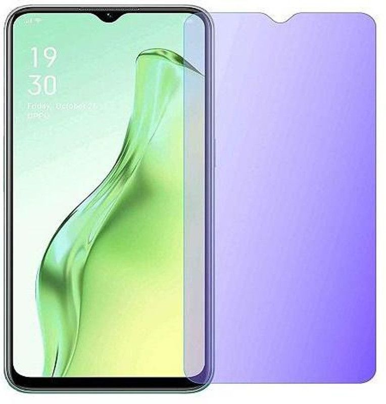 NIMMIKA ENTERPRISES Tempered Glass Guard for VIVO V20i ANTI BLUE TEMPERED GLASS  (Pack of 1)
