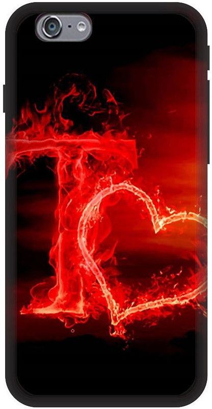 BYXIS Back Cover for iPhone 6 T letter, Letter T, T word, T name, t  (Multicolor, Shock Proof, Pack of: 1)