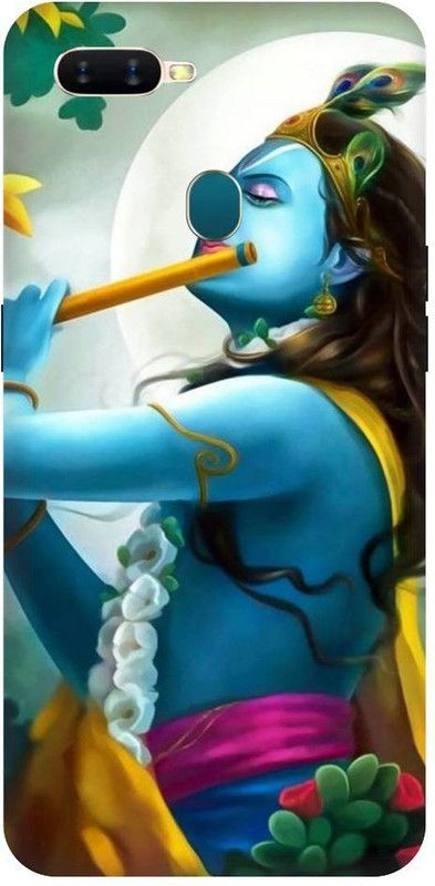 URCHIN Back Cover for Oppo A5 Krishna, Bal Krishna, Makhanchor, Cute, Little krishna, God  (Multicolor, Shock Proof, Pack of: 1)