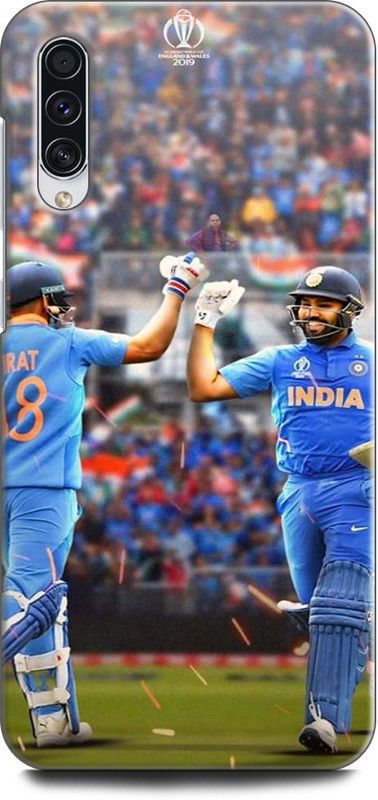 Afterglow Back Cover for SAMSUNG Galaxy A30s ROHIT AND VIRAT, ROHIT SHARMA, VIRAT KOHLI  (Multicolor, Shock Proof, Pack of: 1)