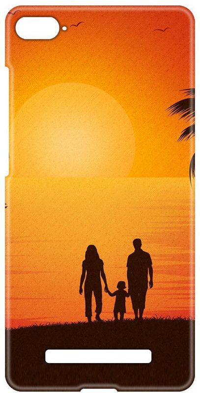 Smutty Back Cover for Mi 4i - Sunset Print  (Multicolor, Hard Case, Pack of: 1)