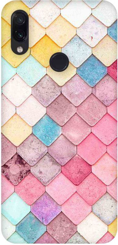Inkzz Weaved Block Mobile Skin - Only Back for Redmi Note 7 Mobile Skin  (Multicolor)
