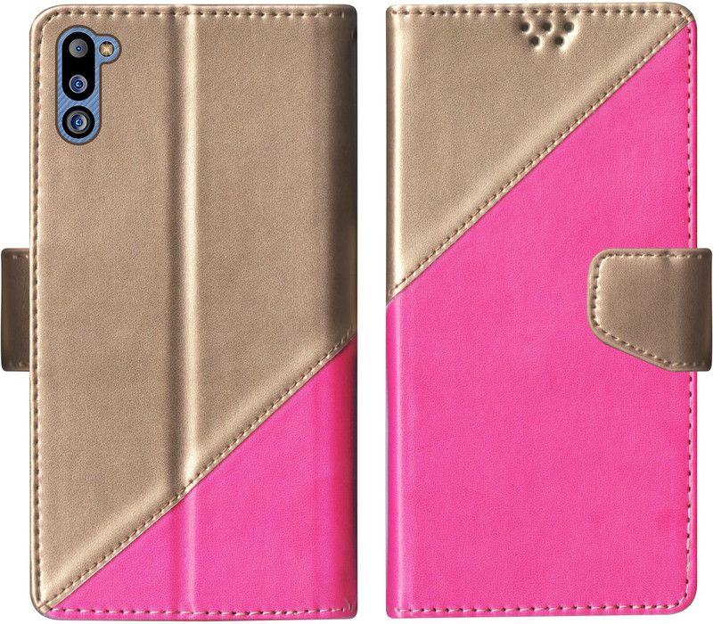 SBMS Flip Cover for Samsung Galaxy M21 2021 Edition Multi  (Pink, Shock Proof, Pack of: 1)