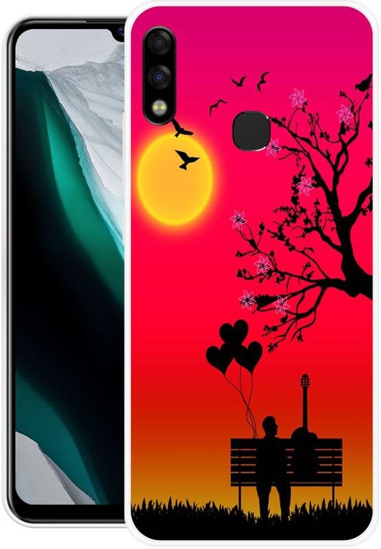 INDIALAND Back Cover for Infinix Hot 7, Infinix Hot 7 Pro  (Multicolor, Silicon)