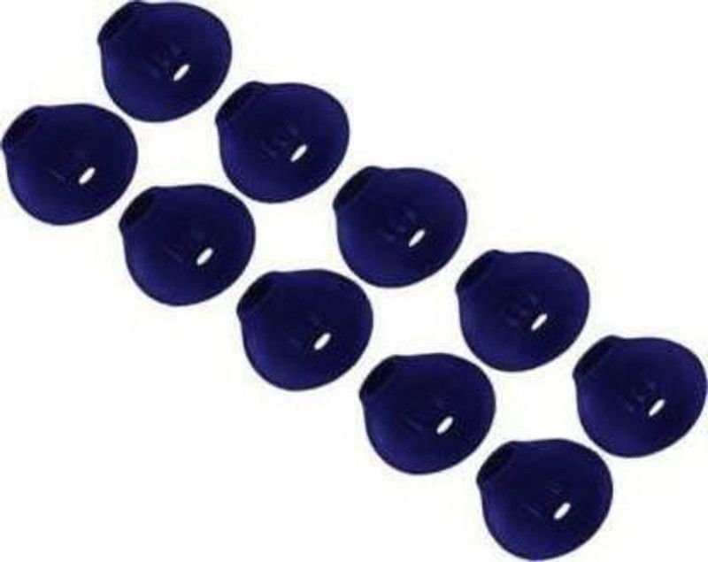 qweezer ( 10 PCS ) Blue In The Ear Headphone Cushion  (Pack of 5, Blue)