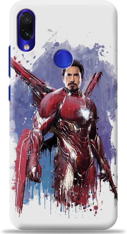 Loffar Back Cover for Redmi Note 7S  (Red, Shock Proof, Pack of: 1)
