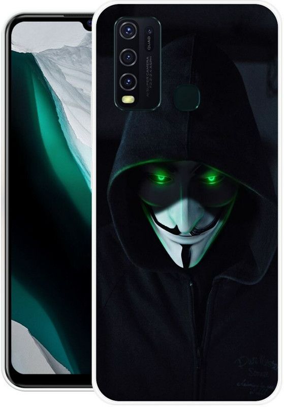 SUPER CASE Back Cover for Vivo Y50, Vivo Y30  (Black, Grip Case, Silicon)