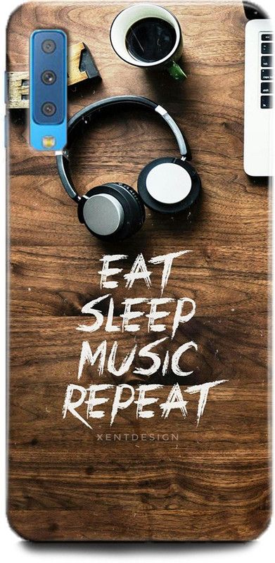 Afterglow Back Cover for SAMSUNG Galaxy A7 EAT SLEEP MUSIC REPEAT, POSITIVE, NATURE  (Multicolor, Shock Proof, Pack of: 1)