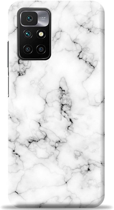 Loffar Back Cover for Mi Redmi 10 Prime  (White, Shock Proof)