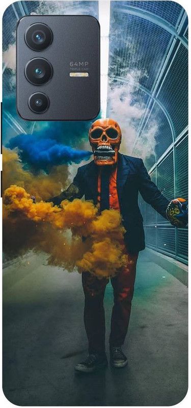 THE NARAYANA COLLECTIONS Back Cover for VIVO V23 PRO 5G-V2132-SMOKE,JOKER,MARSHMELLO,SMILE  (Multicolor, Hard Case, Pack of: 1)