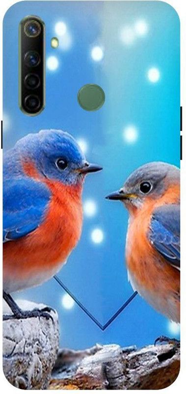 URCHIN Back Cover for Realme5i Birds, Sweet birds, cute, Nature, Love birds, Love  (Multicolor, Shock Proof, Pack of: 1)