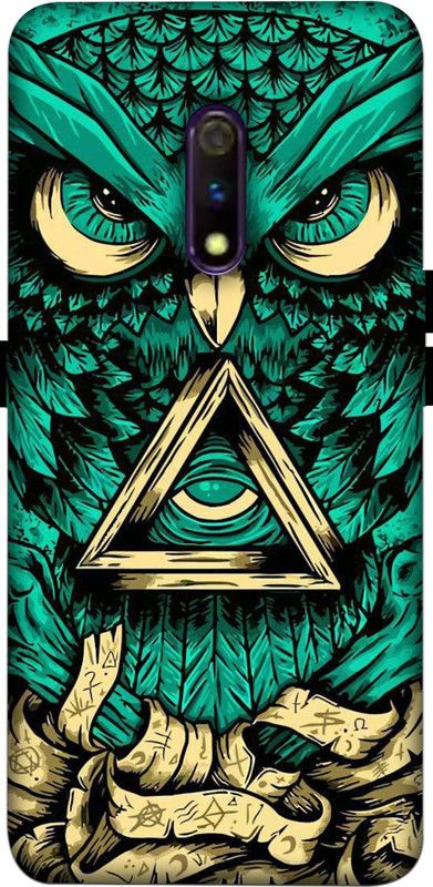KUCHILA Back Cover for Realme X, OPPO K3  (Green, Hard Case, Pack of: 1)