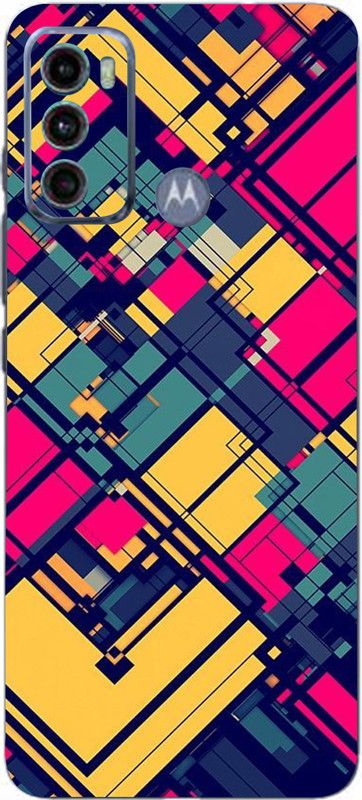 BugguSkin Motorola G40 Fusion, moto g40 fusion Mobile Skin  (Ultra Super Pattern Lines Skin With High Matte Finish., Mobile Skin (Back+Side+Camera))
