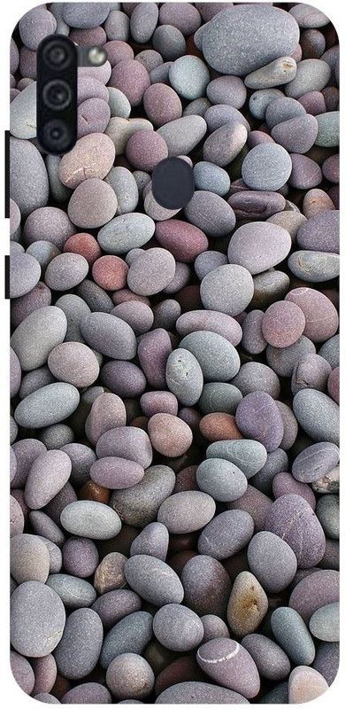 URCHIN Back Cover for Samsung M11 stones, water, colourfull stones, natural  (Multicolor, Shock Proof, Pack of: 1)