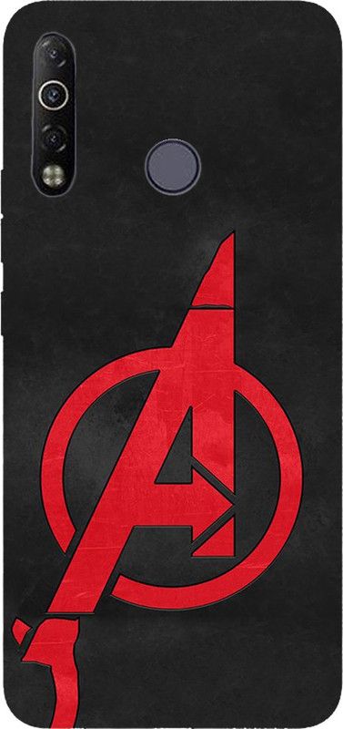 METOO Back Cover for Tecno Camon 12 Air, AVENGER A SYMBOL Design back cover Print : 501  (Multicolor, Dual Protection, Silicon, Pack of: 1)
