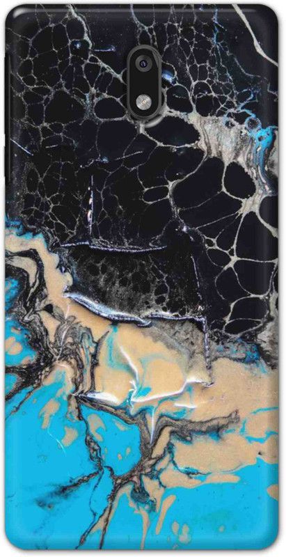NDCOM Back Cover for Nokia 3 Abstract Paint Printed  (Multicolor, Hard Case, Pack of: 1)