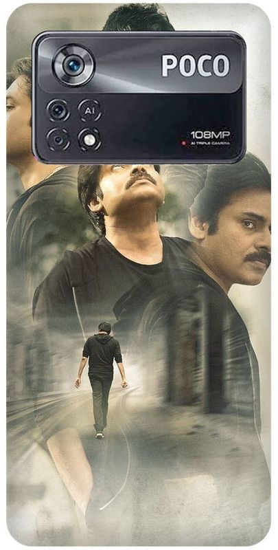play fast Back Cover for POCO X4 Pro 5G, PAWAN, KALYAN, SOUTH, ACTOR, HERO  (Black, Hard Case, Pack of: 1)