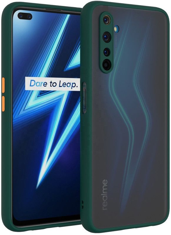 Instyle Back Cover for Realme 6 PRO  (Green, Grip Case, Pack of: 1)