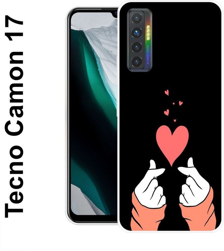 REALKING Back Cover for Tecno Camon 17, Tecno Camon 17P  (Multicolor, Silicon)