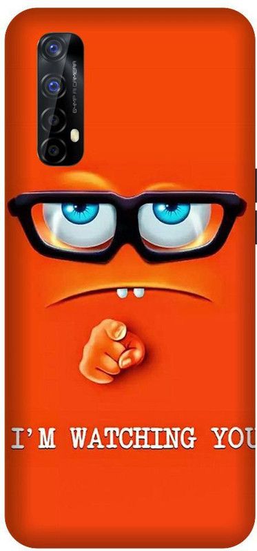 SRIJONI Back Cover for Realme 7  (Orange, Hard Case, Pack of: 1)