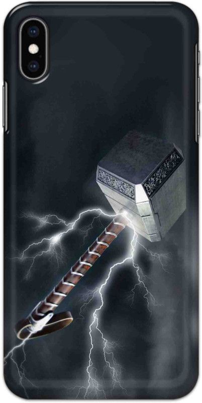 NDCOM Back Cover for iPhone XS Max Thorhammer Printed  (Multicolor, Hard Case, Pack of: 1)