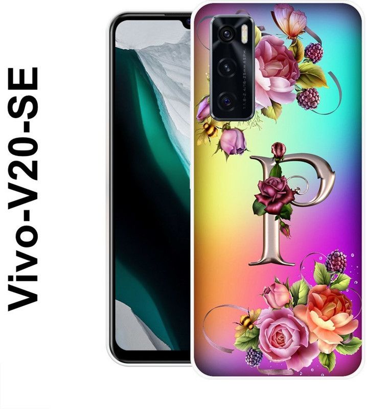 SIMAWAT Back Cover for Vivo V20 SE  (Multicolor, Grip Case, Silicon)