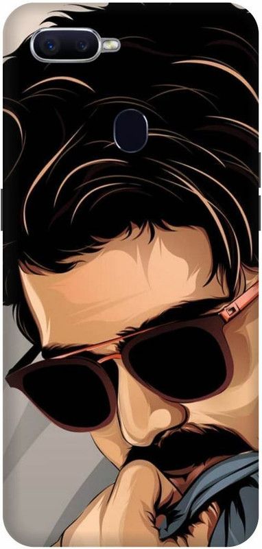 DIKRO Back Cover for OPPO F9, CPH1881, VIJAY, THALAPATHY, SOUTH, ACTOR, HERO, MASTER  (Black, Hard Case, Pack of: 1)
