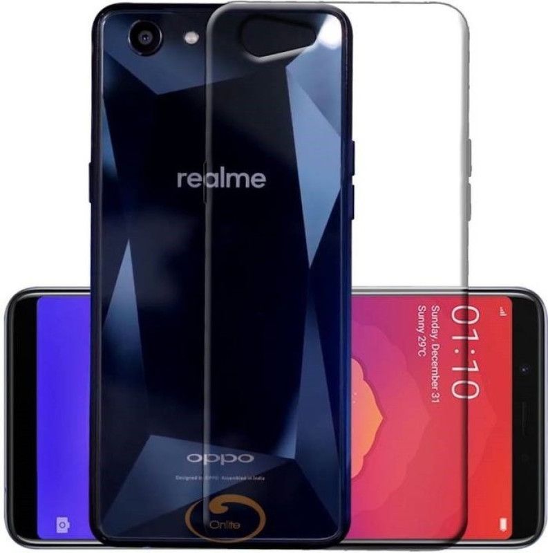 BHRCHR Back Cover for OPPO Realme 1  (Transparent, Dual Protection, Pack of: 1)