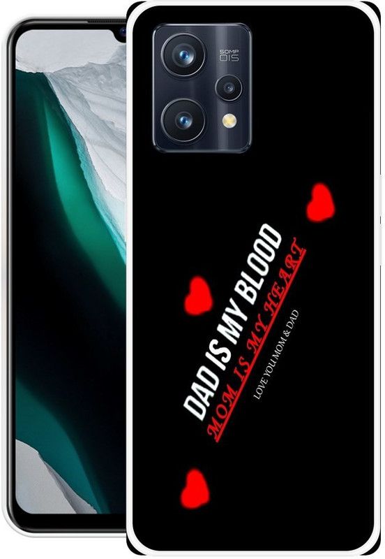 Khadoliya Back Cover for Realme 9 Pro Plus 5G  (Black, Red, Grip Case, Silicon)