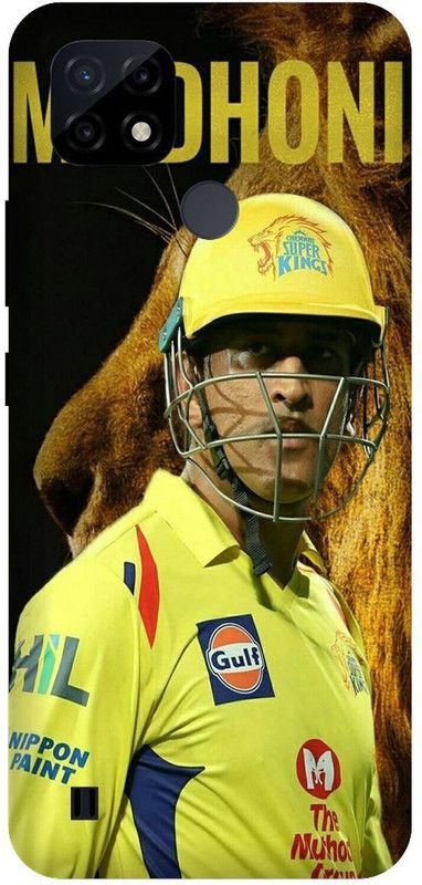 itrusto Back Cover for realme C21 , realme C21 Dhoni BACK COVER  (Multicolor, Hard Case, Pack of: 1)