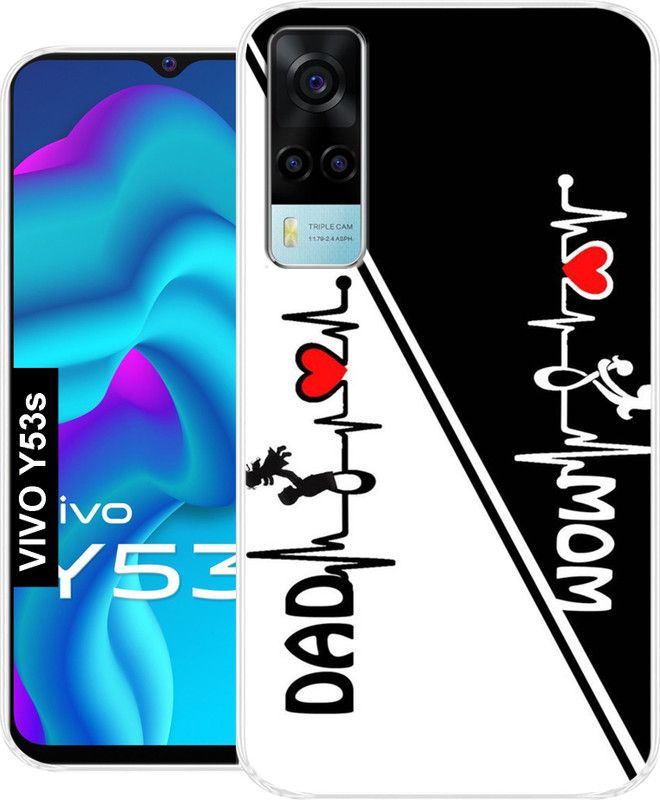 SmartGoldista Back Cover for Vivo Y53s Back Cover  (Multicolor, Grip Case, Silicon)