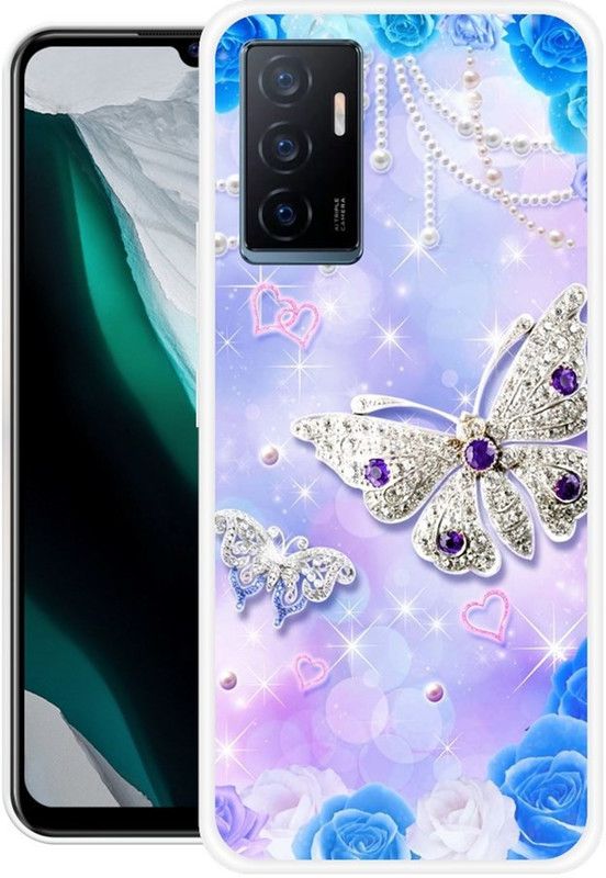 REALKING Back Cover for Vivo Y75  (Multicolor, Grip Case, Silicon)
